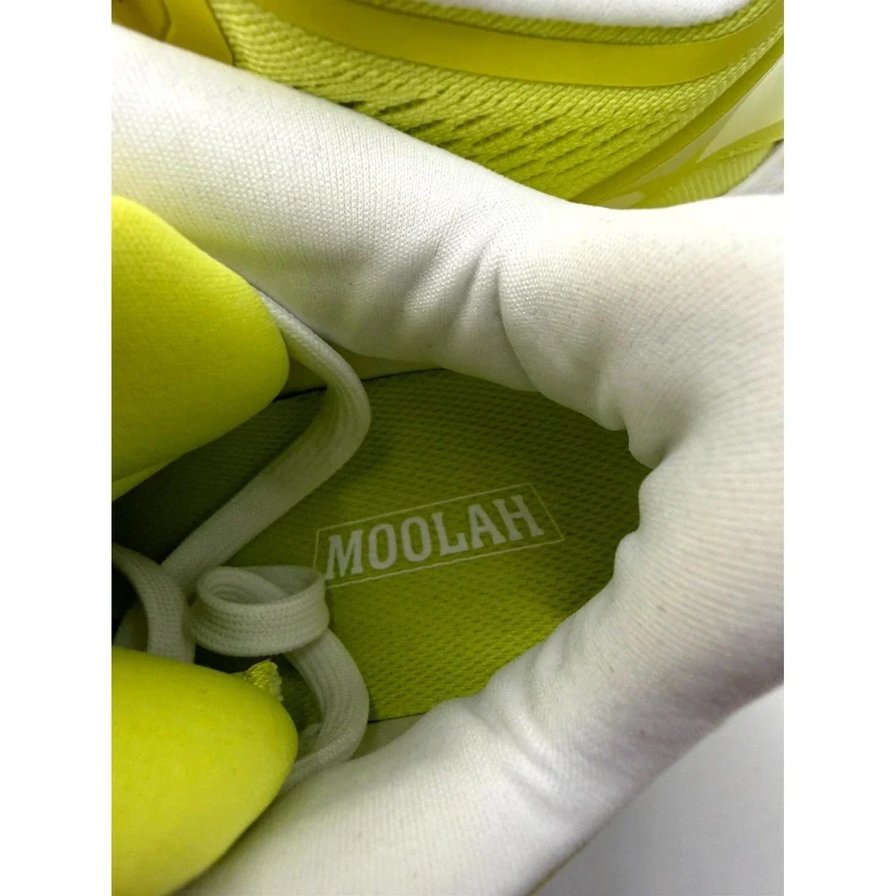 Moolah Kicks Neovolt Pro Mid 213006004‎ Womens 9 Sneaker Yellow Basketball Shoes